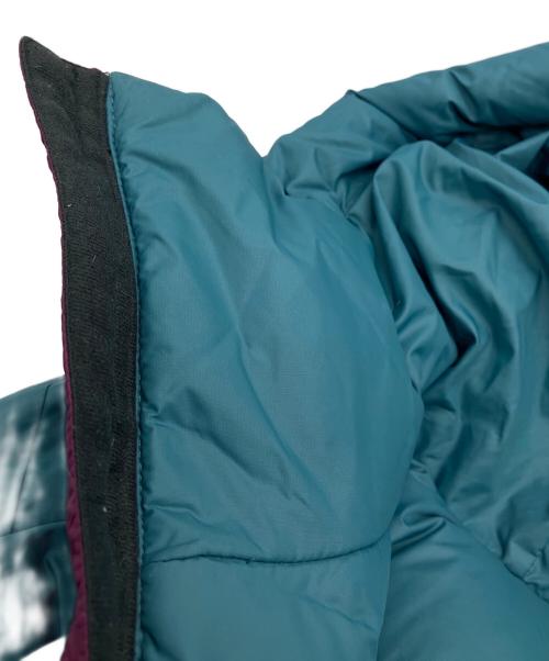 Columbia（コロンビア）Columbia (コロンビア) ダウンジャケット グリーン×パープル サイズ:Sの古着・服飾アイテム