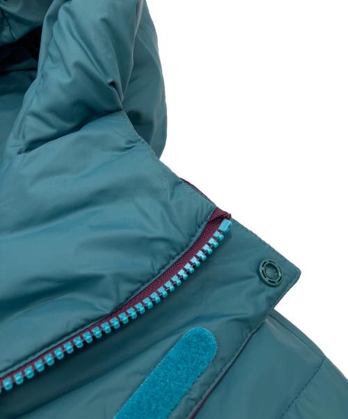 Columbia（コロンビア）Columbia (コロンビア) ダウンジャケット グリーン×パープル サイズ:Sの古着・服飾アイテム