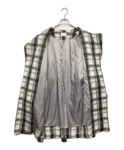 DOUX archives（ドゥアルシーヴ）DOUX archives (ドゥアルシーヴ) ノーカラーコート グレー サイズ:FREE 未使用品の古着・服飾アイテム