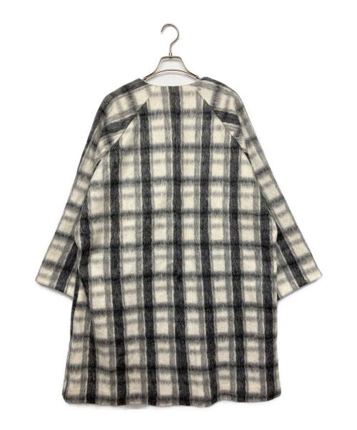 DOUX archives（ドゥアルシーヴ）DOUX archives (ドゥアルシーヴ) ノーカラーコート グレー サイズ:FREE 未使用品の古着・服飾アイテム