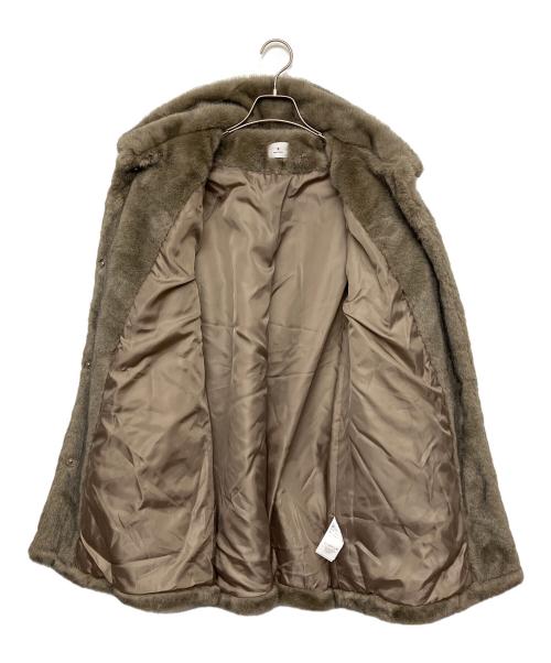 merry jenny（メリージェニー）merry jenny (メリージェニー) フェイクファーコート グレー サイズ:FREEの古着・服飾アイテム