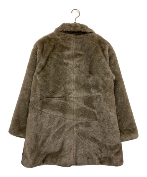 merry jenny（メリージェニー）merry jenny (メリージェニー) フェイクファーコート グレー サイズ:FREEの古着・服飾アイテム