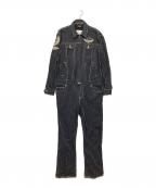 VANSONバンソン）の古着「つなぎ」｜ブラック