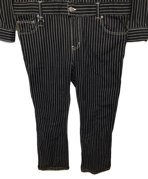 VANSON（バンソン）VANSON (バンソン) つなぎ ブラック サイズ:XLの古着・服飾アイテム