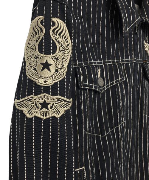 VANSON（バンソン）VANSON (バンソン) つなぎ ブラック サイズ:XLの古着・服飾アイテム