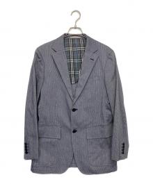 BURBERRY BLACK LABEL（バーバリーブラックレーベル）の古着「テーラードジャケット」｜ブルー