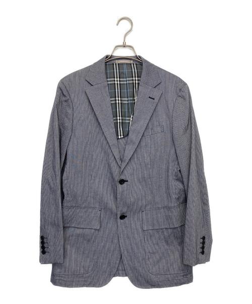BURBERRY BLACK LABEL（バーバリーブラックレーベル）BURBERRY BLACK LABEL (バーバリーブラックレーベル) テーラードジャケット ブルー サイズ:Mの古着・服飾アイテム