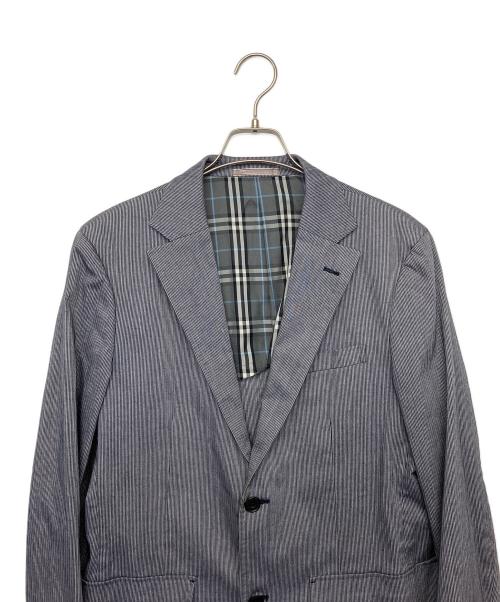 BURBERRY BLACK LABEL（バーバリーブラックレーベル）BURBERRY BLACK LABEL (バーバリーブラックレーベル) テーラードジャケット ブルー サイズ:Mの古着・服飾アイテム
