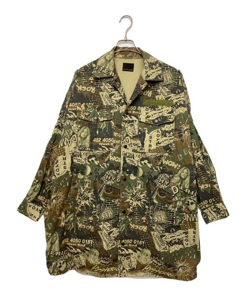 Hysteric Glamour（ヒステリックグラマー）Hysteric Glamour (ヒステリックグラマー) シャツジャケット オリーブ サイズ:FREEの古着・服飾アイテム