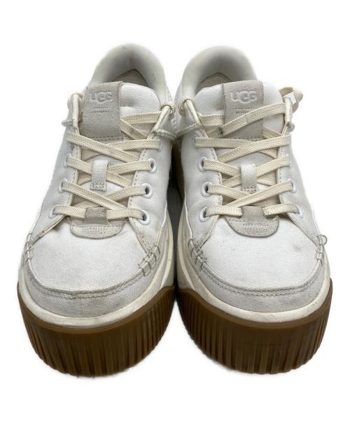UGG（アグ）UGG (アグ) 厚底スニーカー ホワイト サイズ:24.5cmの古着・服飾アイテム