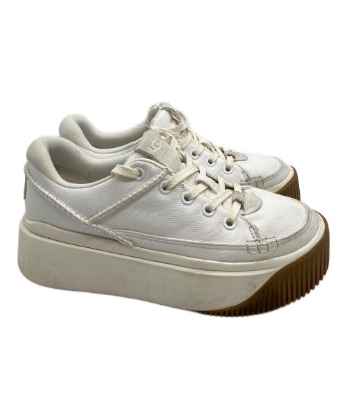 UGG（アグ）UGG (アグ) 厚底スニーカー ホワイト サイズ:24.5cmの古着・服飾アイテム