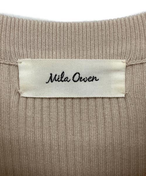 Mila Owen（ミラオーウェン）Mila Owen (ミラオーウェン) 長袖ワンピース ベージュの古着・服飾アイテム