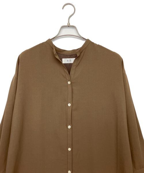 Adam et Rope（アダム エ ロペ）Adam et Rope (アダム エ ロペ) 長袖ワンピース ブラウン サイズ:FREEの古着・服飾アイテム