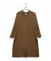 Adam et Rope（アダム エ ロペ）の古着「長袖ワンピース」｜ブラウン
