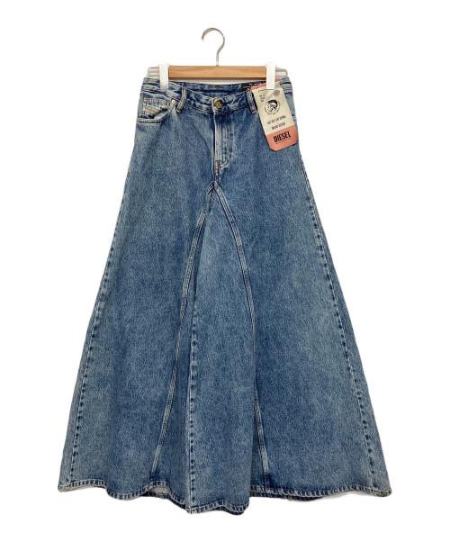 DIESEL（ディーゼル）DIESEL (ディーゼル) デニムワイドパンツ インディゴ サイズ:24の古着・服飾アイテム