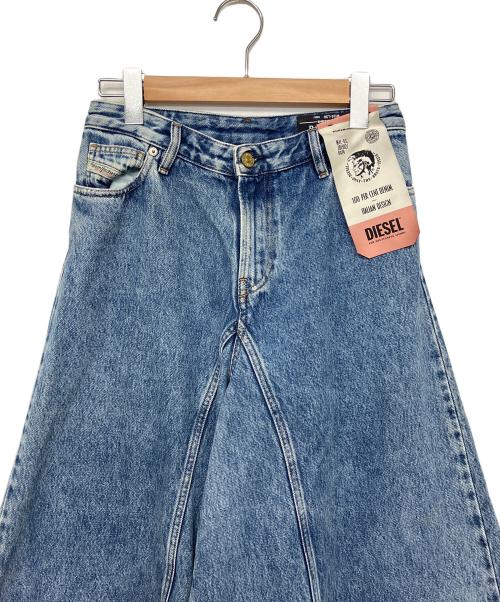 DIESEL（ディーゼル）DIESEL (ディーゼル) デニムワイドパンツ インディゴ サイズ:24の古着・服飾アイテム