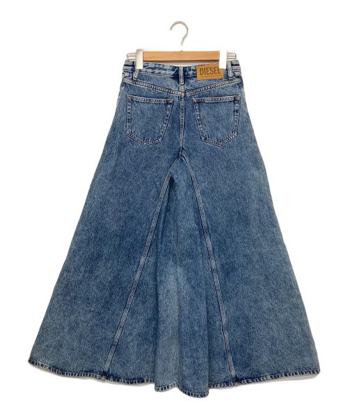 DIESEL（ディーゼル）DIESEL (ディーゼル) デニムワイドパンツ インディゴ サイズ:24の古着・服飾アイテム