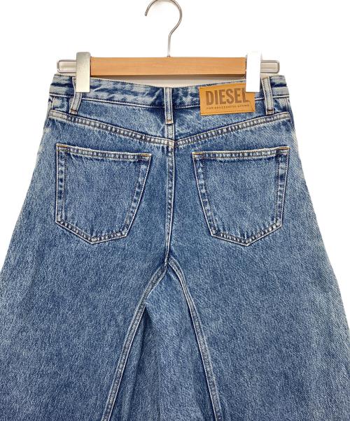 DIESEL（ディーゼル）DIESEL (ディーゼル) デニムワイドパンツ インディゴ サイズ:24の古着・服飾アイテム