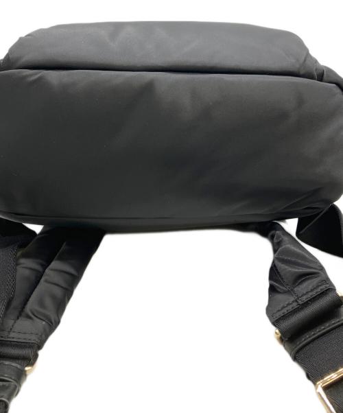 FURLA（フルラ）FURLA (フルラ) Gaia S Backpack ナイロンリュック ブラックの古着・服飾アイテム