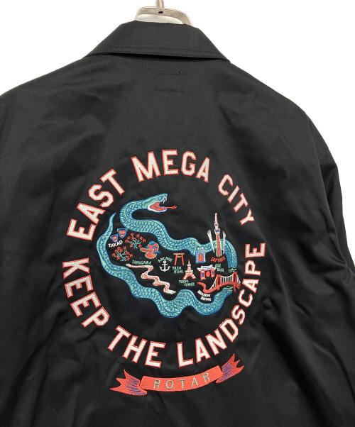ROTAR（ローター）ROTAR (ローター) コーチジャケット EAST MEGA CITY ブラック サイズ:L　の古着・服飾アイテム