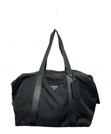 中古・古着通販】PRADA (プラダ) ナイロンボストンバッグ ブラック