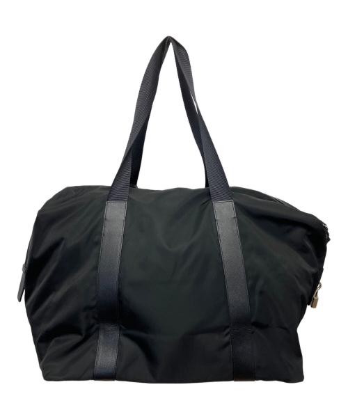 PRADA（プラダ）PRADA (プラダ) ナイロンボストンバッグ ブラックの古着・服飾アイテム