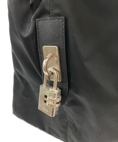 PRADA（プラダ）PRADA (プラダ) ナイロンボストンバッグ ブラックの古着・服飾アイテム