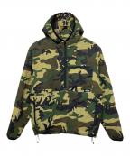 stussyステューシー）の古着「フロントジップパーカー」｜グリーン