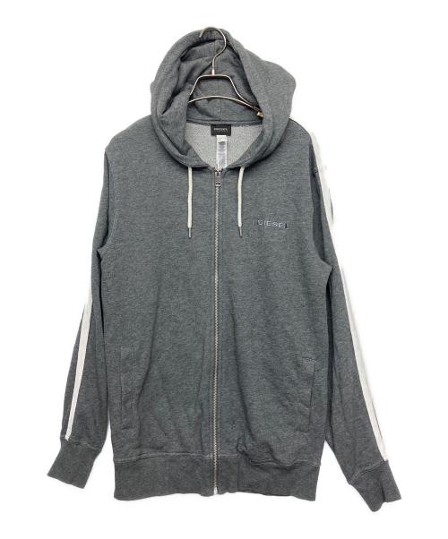 DIESEL（ディーゼル）DIESEL (ディーゼル) ジップパーカー グレー サイズ:Sの古着・服飾アイテム