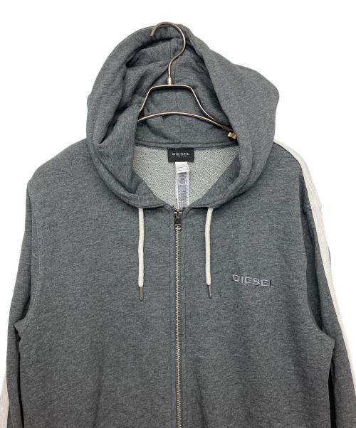 DIESEL（ディーゼル）DIESEL (ディーゼル) ジップパーカー グレー サイズ:Sの古着・服飾アイテム
