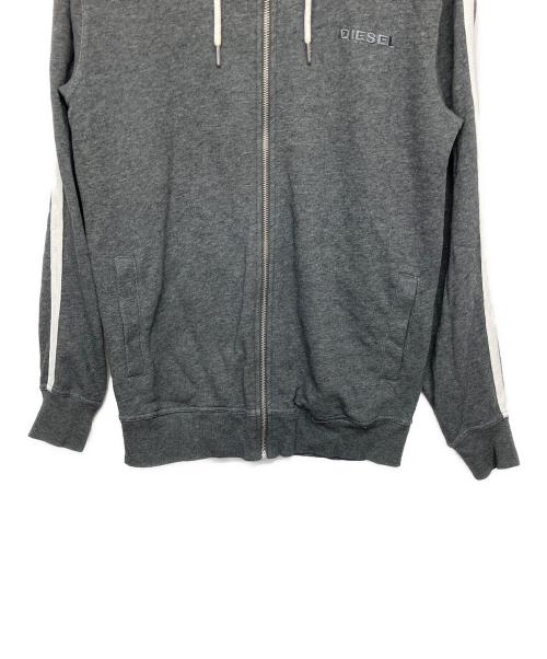 DIESEL（ディーゼル）DIESEL (ディーゼル) ジップパーカー グレー サイズ:Sの古着・服飾アイテム