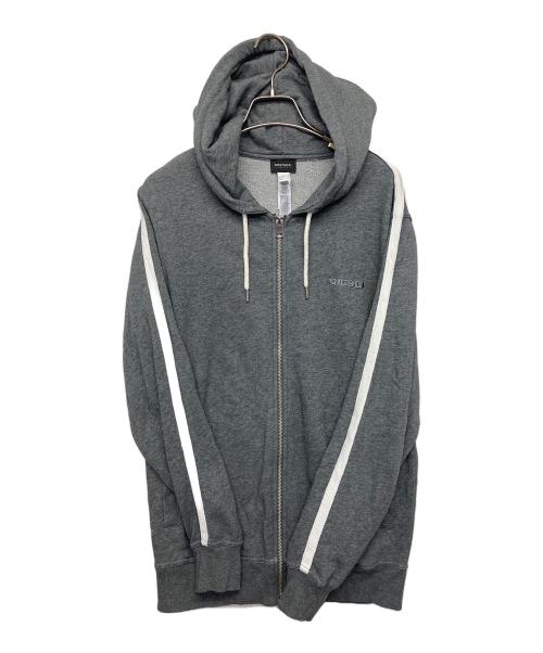 DIESEL（ディーゼル）DIESEL (ディーゼル) ジップパーカー グレー サイズ:Sの古着・服飾アイテム