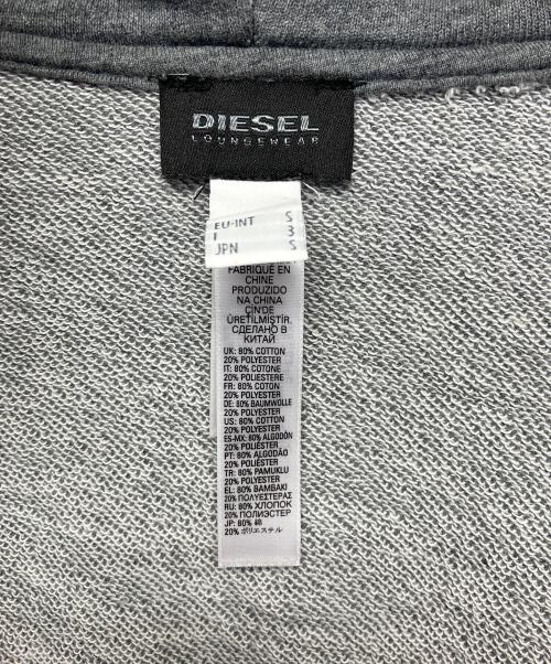 DIESEL（ディーゼル）DIESEL (ディーゼル) ジップパーカー グレー サイズ:Sの古着・服飾アイテム