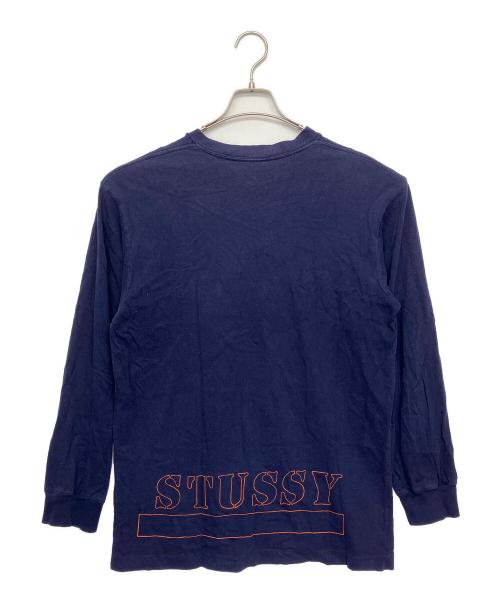 stussy（ステューシー）stussy (ステューシー) 長袖カットソー ネイビー サイズ:Mの古着・服飾アイテム