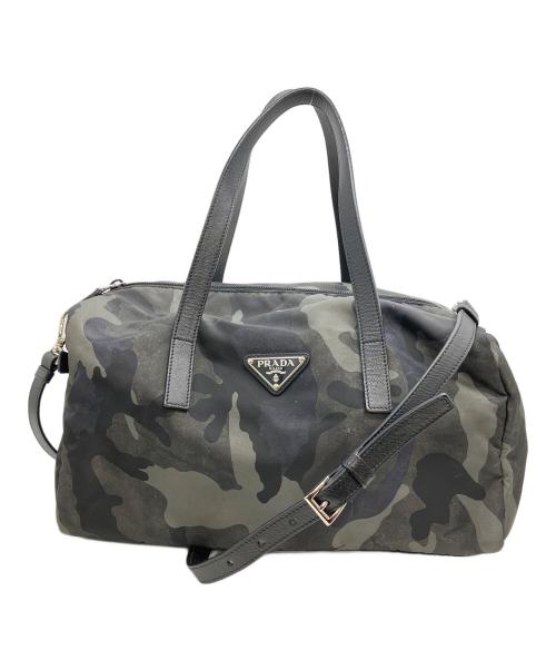 PRADA（プラダ）PRADA (プラダ) 2WAYショルダーバッグ ブラックの古着・服飾アイテム