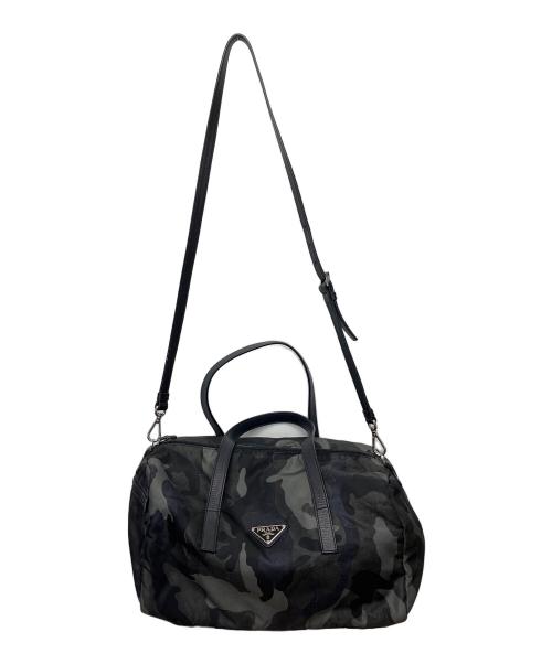PRADA（プラダ）PRADA (プラダ) 2WAYショルダーバッグ ブラックの古着・服飾アイテム