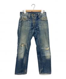 DSQUARED2（ディースクエアード）の古着「ダメージ加工デニムパンツ」｜インディゴ