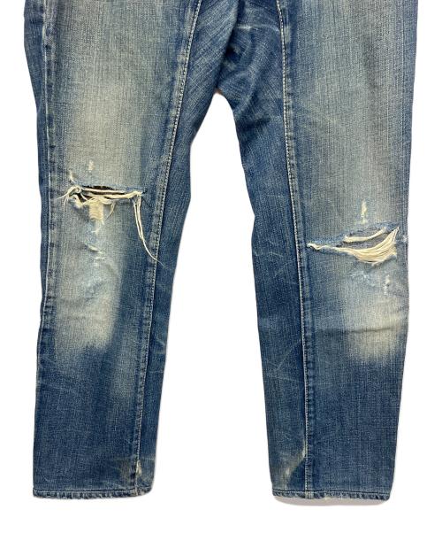 DSQUARED2（ディースクエアード）DSQUARED2 (ディースクエアード) ダメージ加工デニムパンツ インディゴ サイズ:42の古着・服飾アイテム