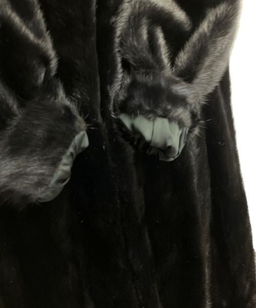 SAGA MINK（サガミンク）SAGA MINK (サガミンク) コート ブラック サイズ:11の古着・服飾アイテム