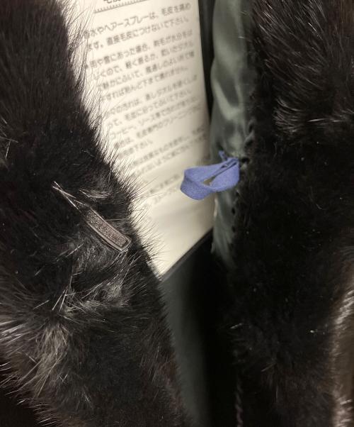 SAGA MINK（サガミンク）SAGA MINK (サガミンク) コート ブラック サイズ:11の古着・服飾アイテム