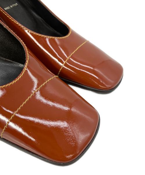 PRADA（プラダ）PRADA (プラダ) メリージェーンパンプス ブラウン サイズ:37 1/2の古着・服飾アイテム