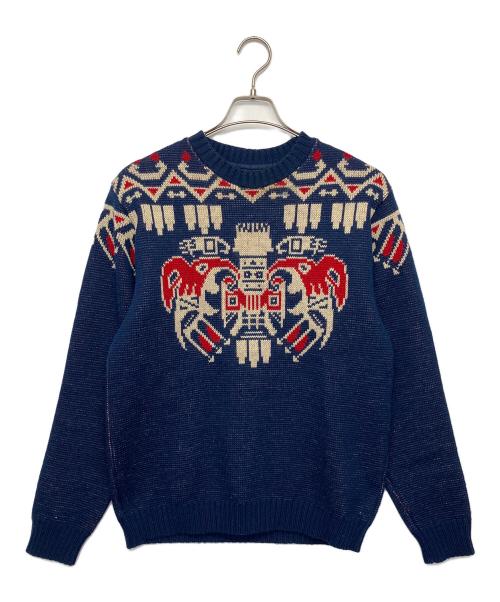 TENDERLOIN（テンダーロイン）TENDERLOIN (テンダーロイン) 厚手ニット ネイビー サイズ:Sの古着・服飾アイテム