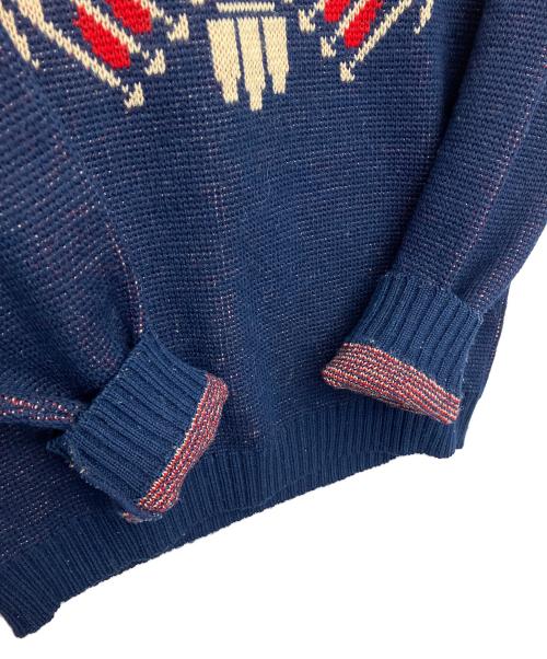 TENDERLOIN（テンダーロイン）TENDERLOIN (テンダーロイン) 厚手ニット ネイビー サイズ:Sの古着・服飾アイテム