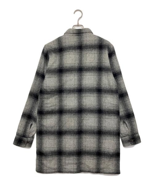 THE CRIME（ザクライミー）THE CRIME (ザクライミー) オンブレチェック　長袖シャツ グレー サイズ:Mの古着・服飾アイテム