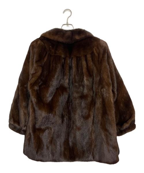 不明（不明）不明 (フメイ) ミンクコート ブラウン サイズ:13号の古着・服飾アイテム