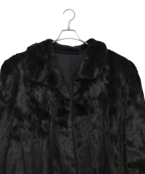 不明（不明）不明 (不明) ミンクショートコート ブラック サイズ:不明の古着・服飾アイテム