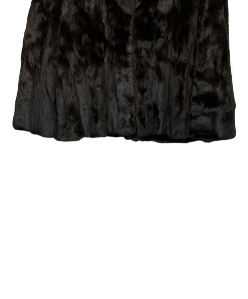 不明（不明）不明 (不明) ミンクショートコート ブラック サイズ:不明の古着・服飾アイテム