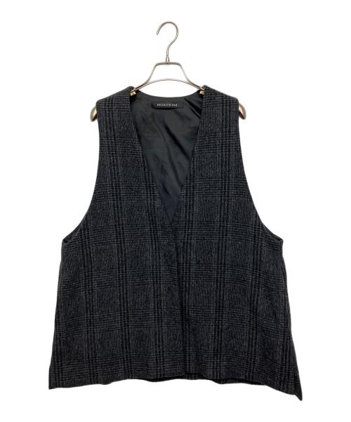 mizuiro-ind（ミズイロインド）mizuiro-ind (ミズイロインド) ベスト ブラック サイズ:FREEの古着・服飾アイテム