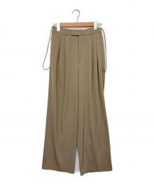 IENA（イエナ）の古着「サスペンダーツイルパンツ」｜ベージュ