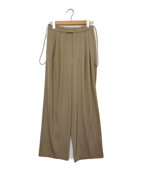 IENA（イエナ）IENA (イエナ) サスペンダーツイルパンツ ベージュ サイズ:40の古着・服飾アイテム